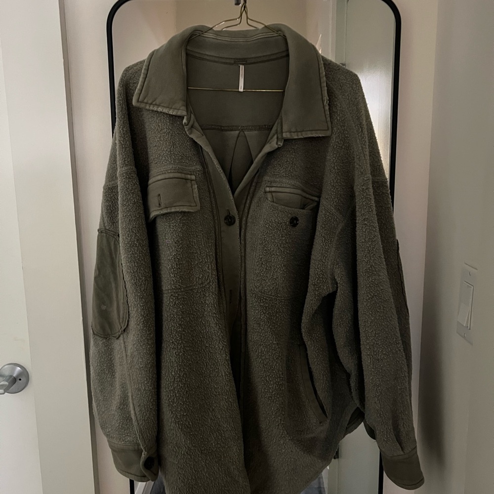 Free People Olive Green Jacket